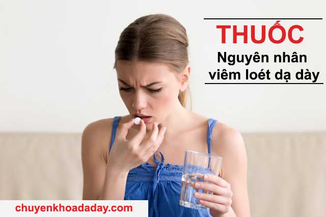 Thuốc nguyên nhân viêm loét dạ dày