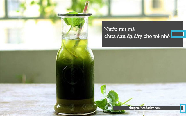 chữa đau dạ dày cho bé