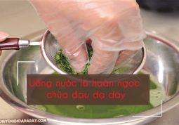 Dùng nước lá hoàn ngọc chữa đau dạ dày