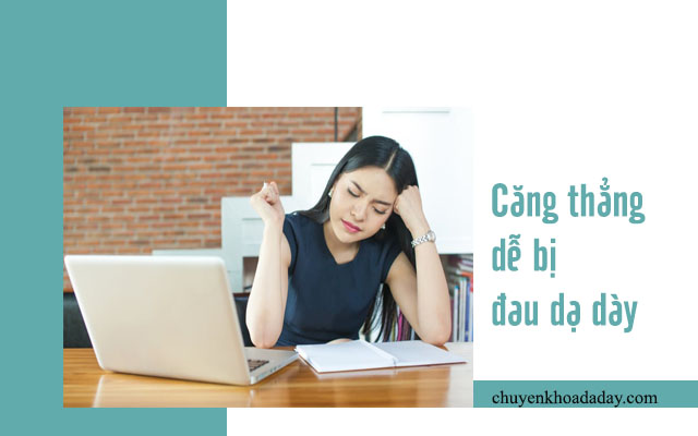 stress gây đau dạ dày