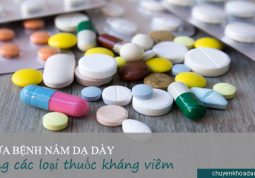 Dùng các loại thuốc kháng nấm, kháng viêm để điều trị bệnh nấm dạ dày