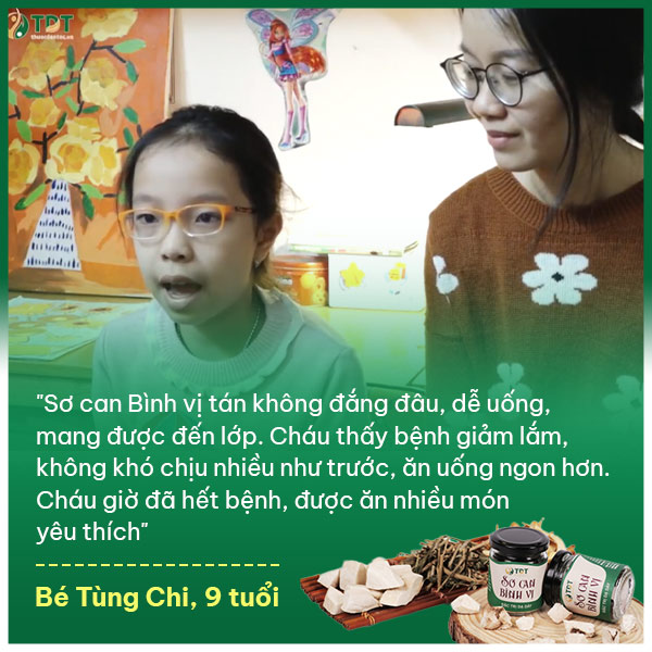 Bé Tùng Chi sau khi hết bệnh